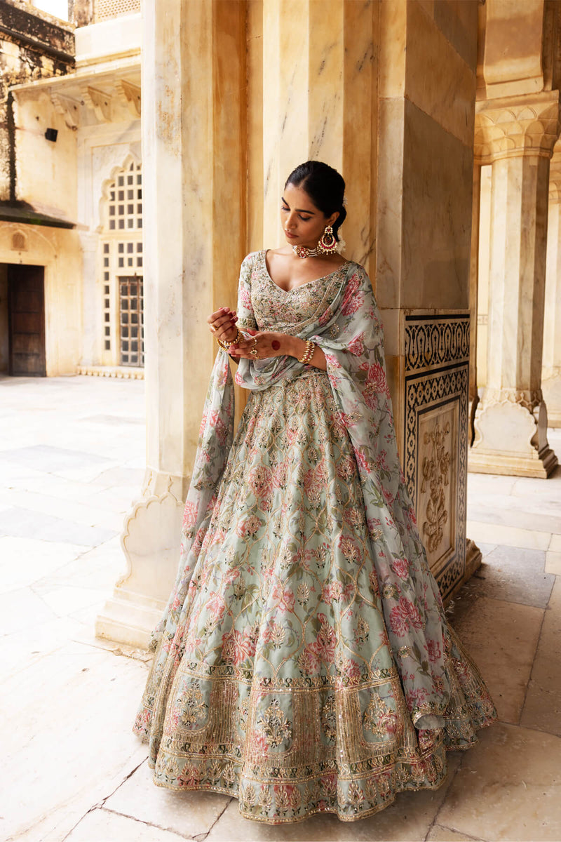 Glistening Garden Lehenga