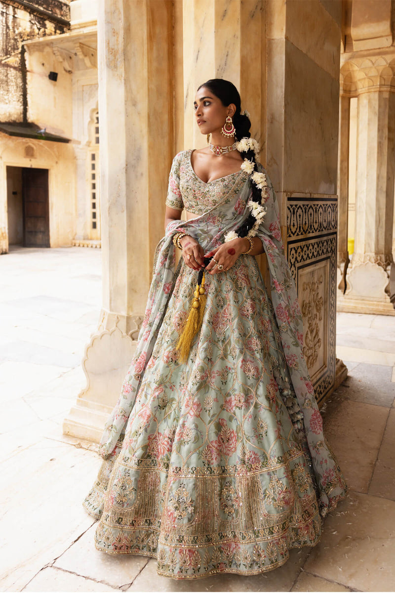 Glistening Garden Lehenga