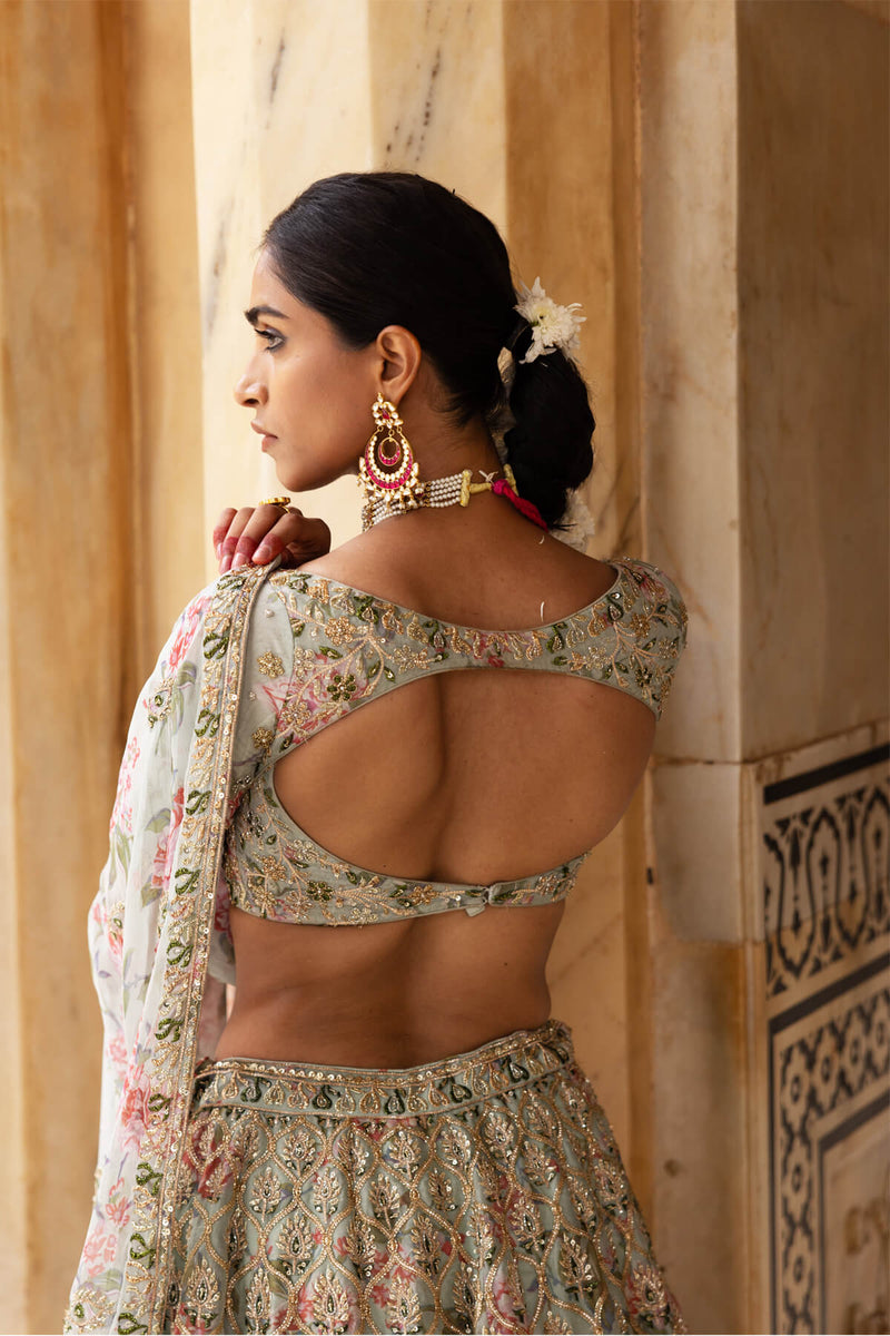 Glistening Garden Lehenga