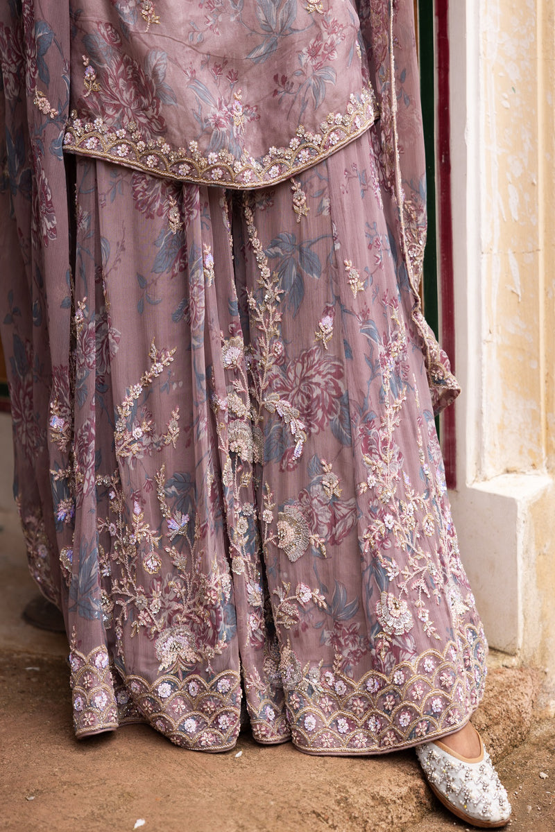 Ethereal Organza Layers Sharara Set