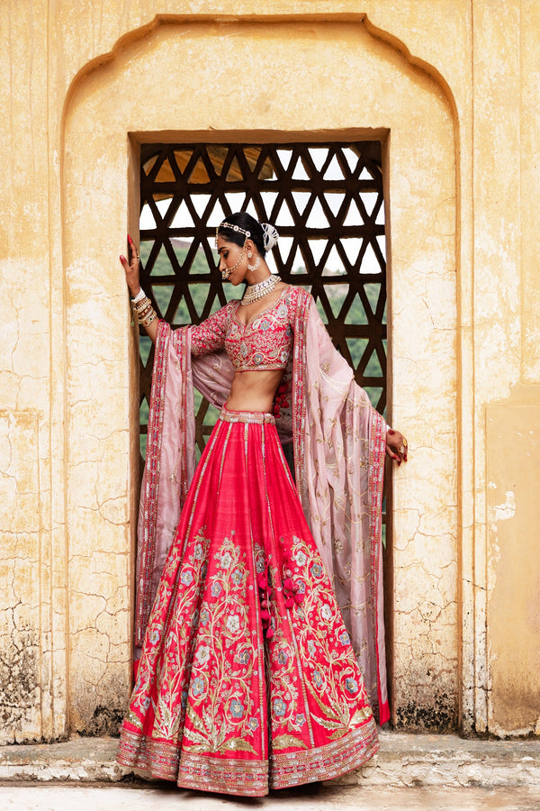 Floral Whispers Lehenga