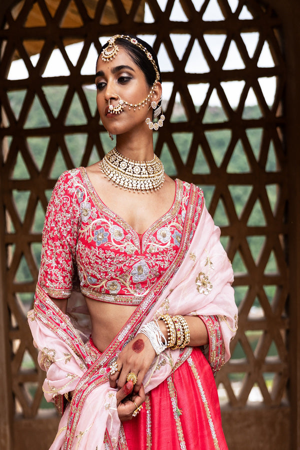 Floral Whispers Lehenga