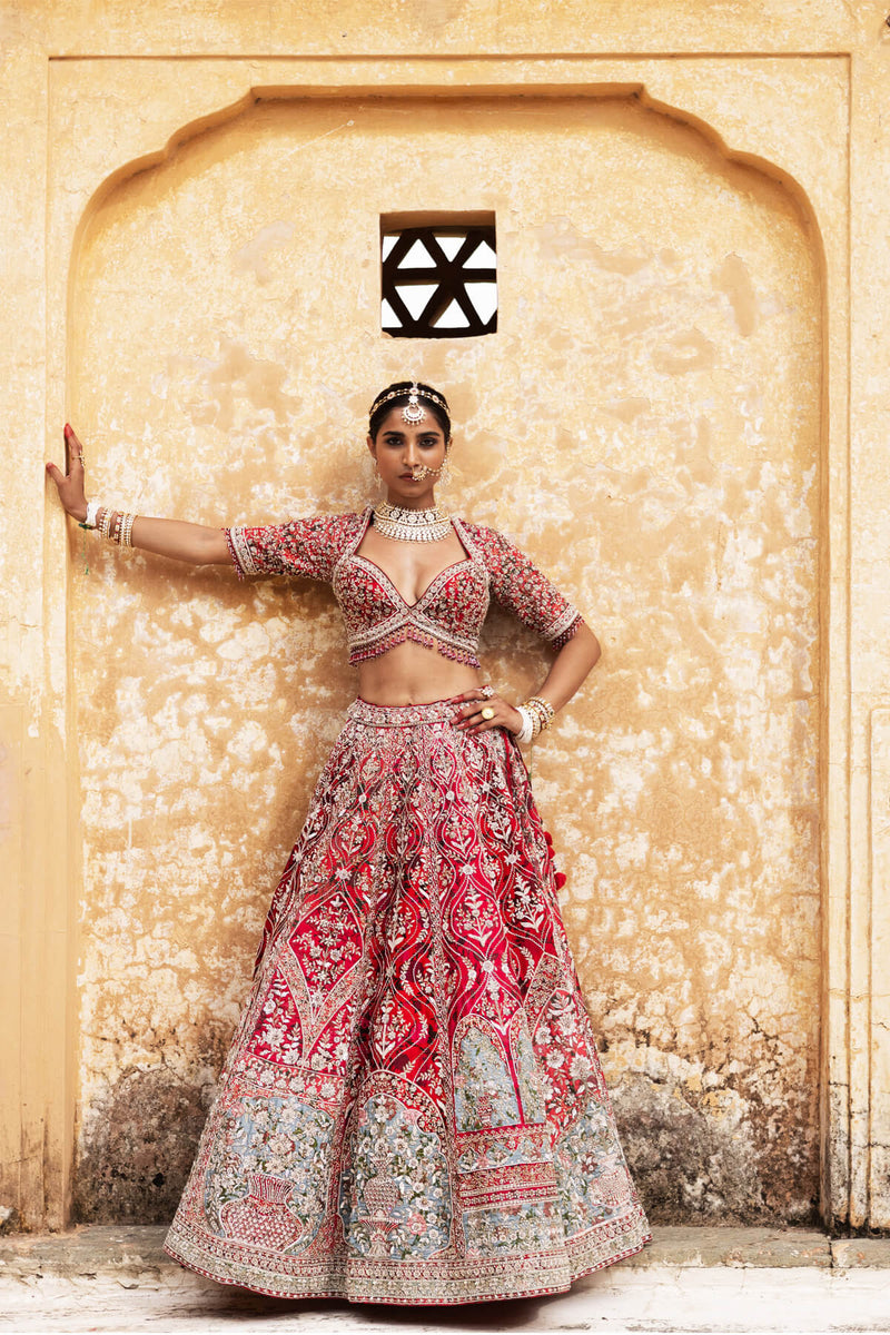 Whimsical Blossom Lehenga