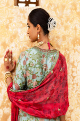 Mul Silk Regal Bridal Sharara Set