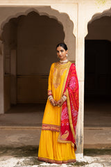 Haldi Bliss Sharara Set