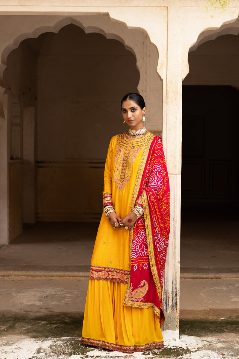 Haldi Bliss Sharara Set