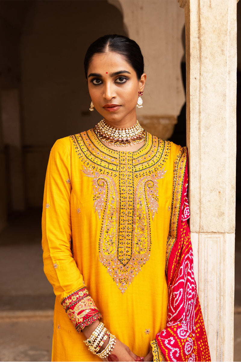 Haldi Bliss Sharara Set