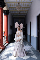 Rosé Enchantment Lehenga
