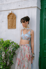 Clarisse Veil Lehenga