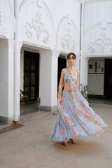 Clarisse Veil Lehenga