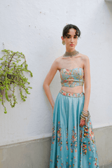 Émeraude Royale Lehenga