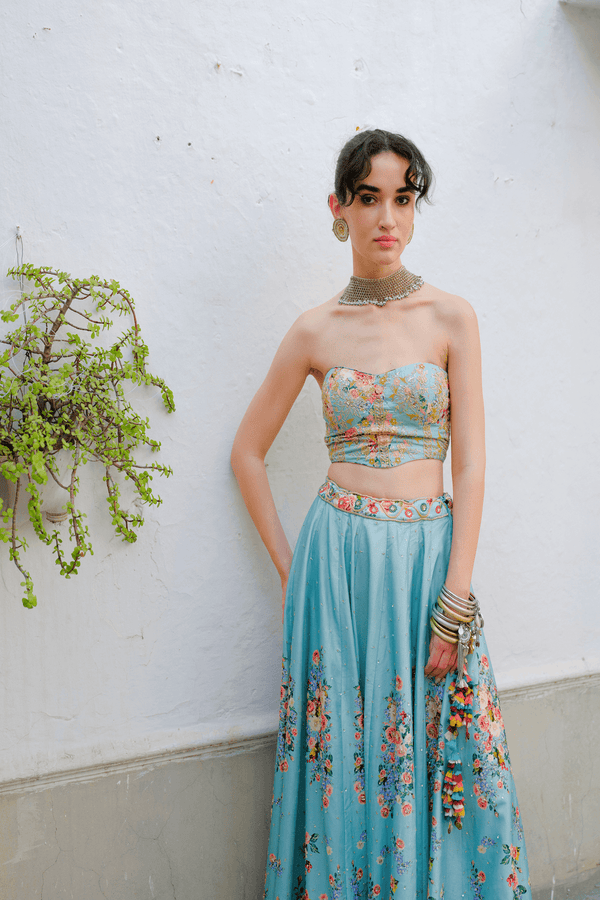 Émeraude Royale Lehenga