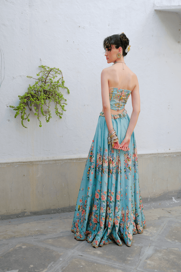 Émeraude Royale Lehenga