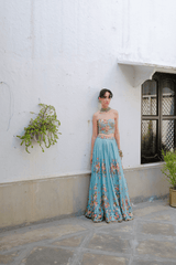 Émeraude Royale Lehenga