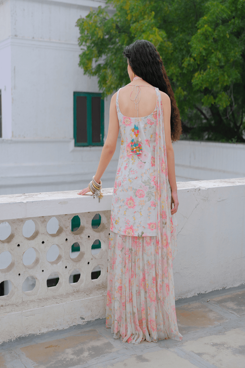 Rococo Sharara Set with Dupatta