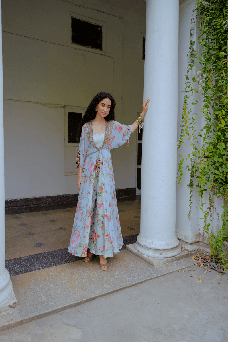 Celestial Breeze Jacket and Jumpsuit Set
