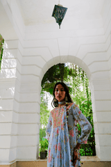 Cloudburst Chiffon Suit Set