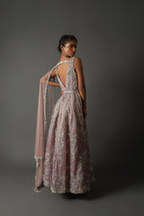 Luminous Cascade Gown