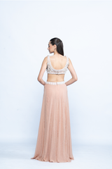 Blush Éclat Bustier & Skirt Set