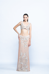Blush Éclat Bustier & Skirt Set
