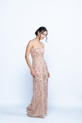 Blush Étoile Embellished Gown
