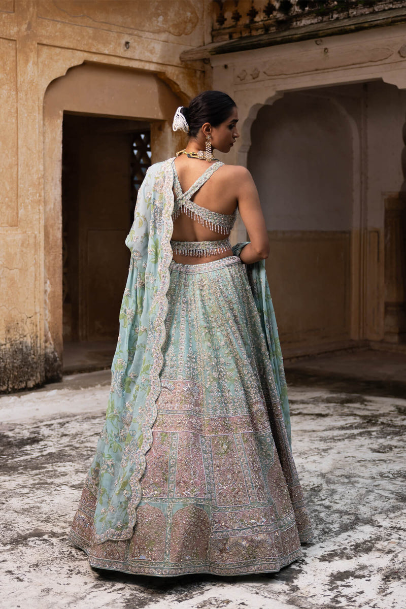 Blush Opulence Lehenga