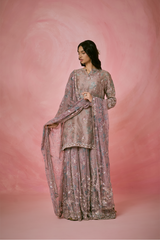 Ethereal Organza Layers Sharara Set