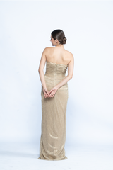 Étoile Gold Drape Gown