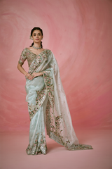 Floral Embroidery Signature Drape