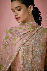 Floral Grace Sharara Set