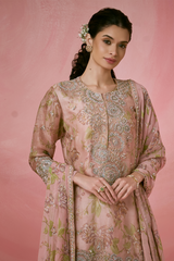 Floral Grace Sharara Set