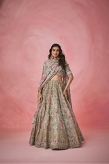 Glistening Garden Lehenga