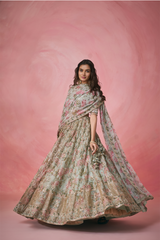 Glistening Garden Lehenga