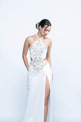 Ivory Éclat Crystal Gown
