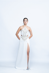 Ivory Éclat Crystal Gown