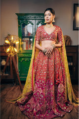 Classic Handloom Banarasi Bridal Lehenga