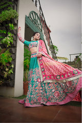 Rawsilk Velvet Lehenga