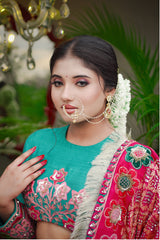 Rawsilk Velvet Lehenga