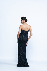 Midnight Muse Drape Gown