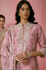 Mystic Garnet Sharara Set