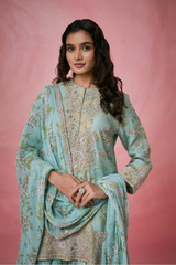 Organza Bliss Sharara Set