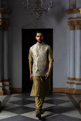 Green Mens Kurta