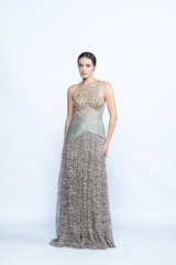 Sage Royale Embellished Gown