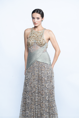 Sage Royale Embellished Gown