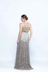 Sage Royale Embellished Gown