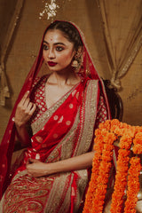 Crimson Royale Saree