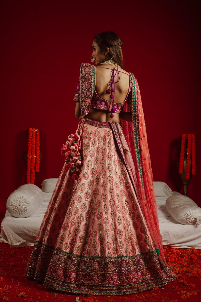 Rosy Twilight Harmony Lehenga
