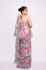 Grey Saree