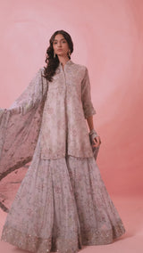 Ethereal Organza Layers Sharara Set