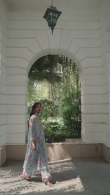Cloudburst Chiffon Suit Set